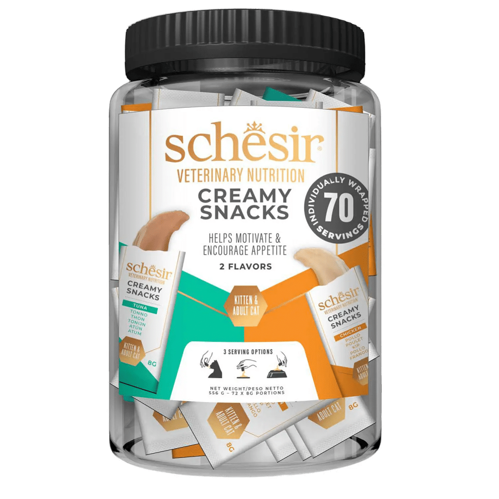 Schesir Veterinary Solutions snack cremoso per gatti, 70 × 8 g