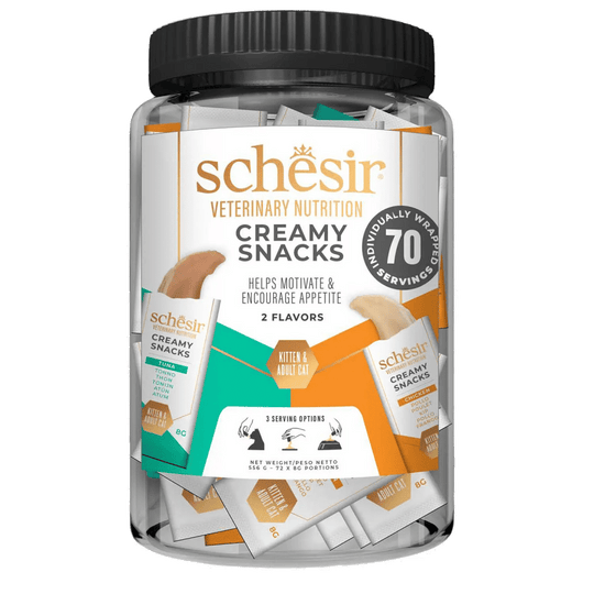 Schesir Veterinary Solutions snack cremoso per gatti, 70 × 8 g