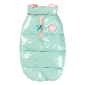 Piumino per cani FuzzYard Amor menta