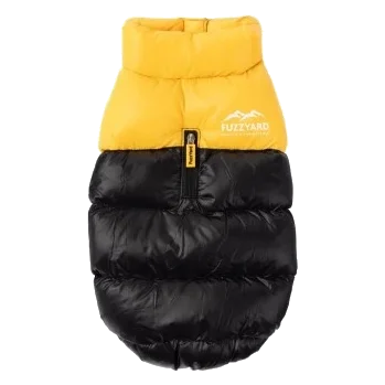 Cappottino imbottito per cani FuzzYard East Harlem giallo