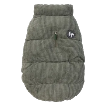 Cappottino imbottito per cani FuzzYard Mosman kaki taglia 6