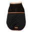 Cappottino foderato in sherpa per cani FuzzYard Ivanhoe nero