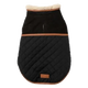 Cappottino foderato in sherpa per cani FuzzYard Ivanhoe nero