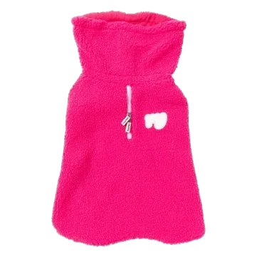 Cappottino per cani FuzzYard The Snuggle collo alto rosa