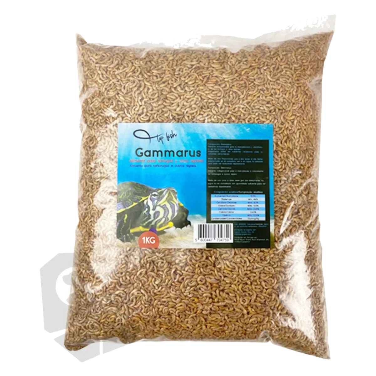Mangime per tartarughe gammarus, 1 kg