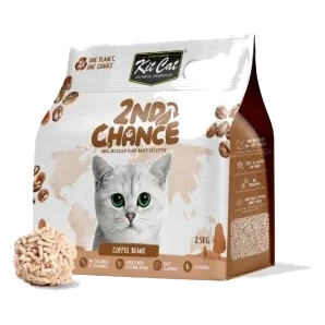 Lettiera agglomerante per gatti Kit Cat 2nd Chance caffè 7 L