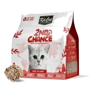 Lettiera agglomerante per gatti Kit Cat 2nd Chance tè nero 7 L