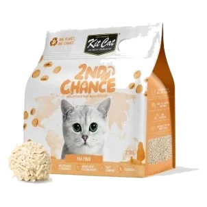 Lettiera agglomerante per gatti Kit Cat 2nd Chance piselli e yucca 7 L