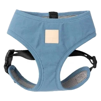 Pettorina in cotone per cani FuzzYard Life French Blue