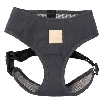 Pettorina per cani in cotone FuzzYard Life Slate Grey