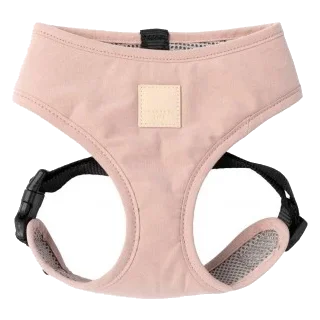 Pettorina per cani in cotone FuzzYard Life Soft Blush