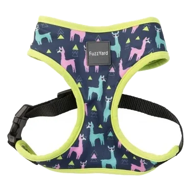 Pettorina per cani FuzzYard No Probllama in lycra traspirante, taglia XL