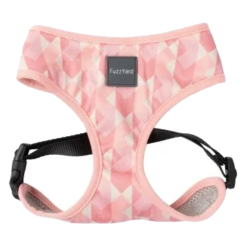 Pettorina per cani in lycra traspirante FuzzYard Pink Lemonade