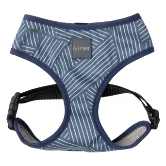 Pettorina per cani in lycra traspirante FuzzYard Thornbury Aegean Blue