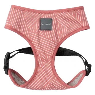 Pettorina per cani in lycra traspirante FuzzYard Thornbury Brick Red