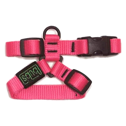 Pettorina a petto Bub's Pink rosa per cani, taglie mini, piccola e media