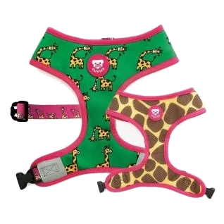 Pettorina reversibile Dukier Savana, verde e giallo, taglie da T1 a T4