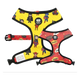 Pettorina reversibile Dukier Superheroes, rosso e giallo, taglie da T1 a T4