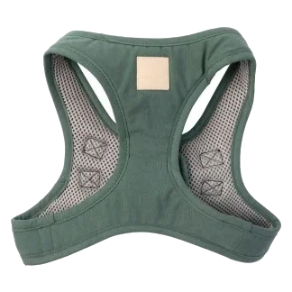 Pettorina step-in per cani in cotone FuzzYard Life Myrtle Green