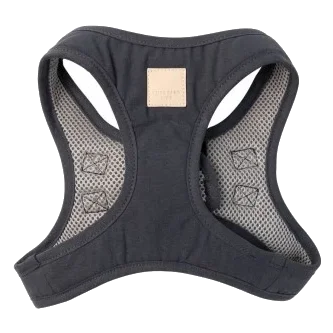Pettorina step-in per cani in cotone FuzzYard Life Slate Grey
