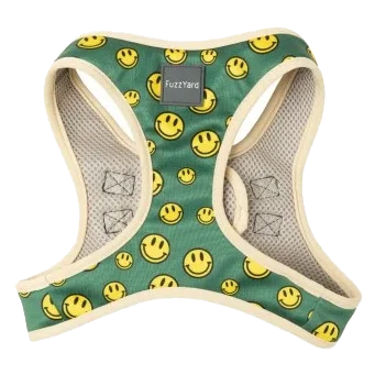 Pettorina step-in per cani FuzzYard Biggie Smiles traspirante