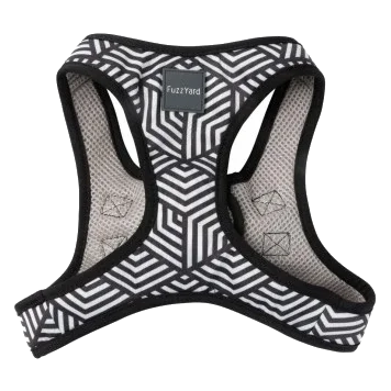 Pettorina step-in per cani FuzzYard Fitzroy traspirante e riflettente