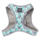 Pettorina step-in per cani FuzzYard Mint Fizz traspirante e riflettente
