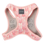 Pettorina step-in per cani FuzzYard Pink Lemonade traspirante e riflettente