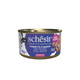 Cibo umido per gatti Schesir tonno e filetti di manzo con riso al naturale, lattina 85 g