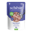 Cibo umido per gatti Schesir tonno con manzo, busta 85 g