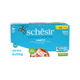 Cibo umido per gatti Schesir tonno, 6 × 50 g, multipack