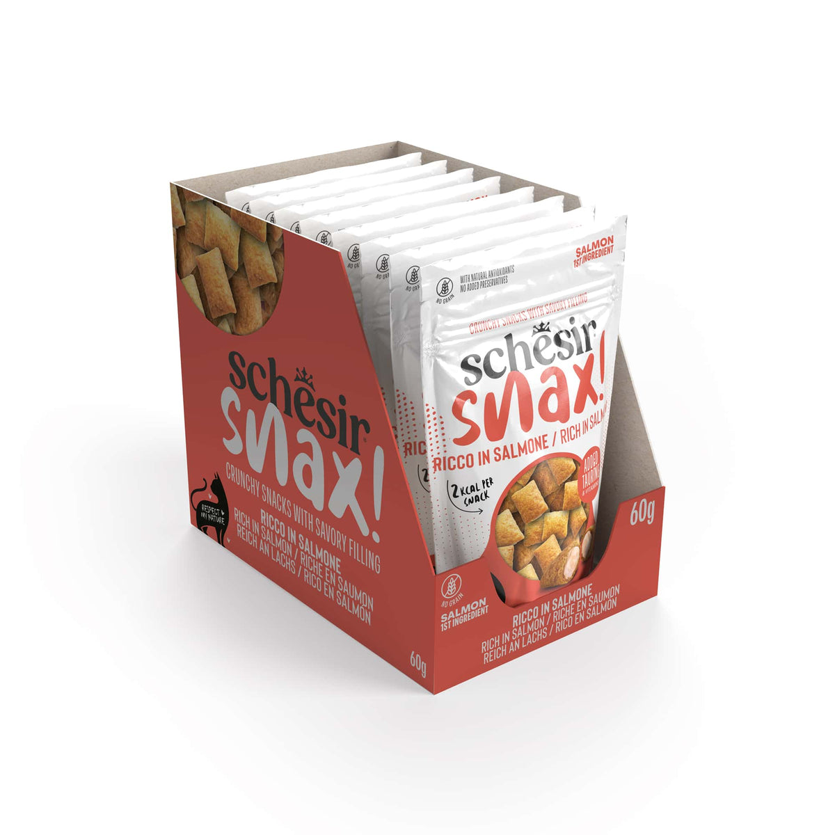 Schesir Snax snack salmone per gatti, 60 g – immagine 2
