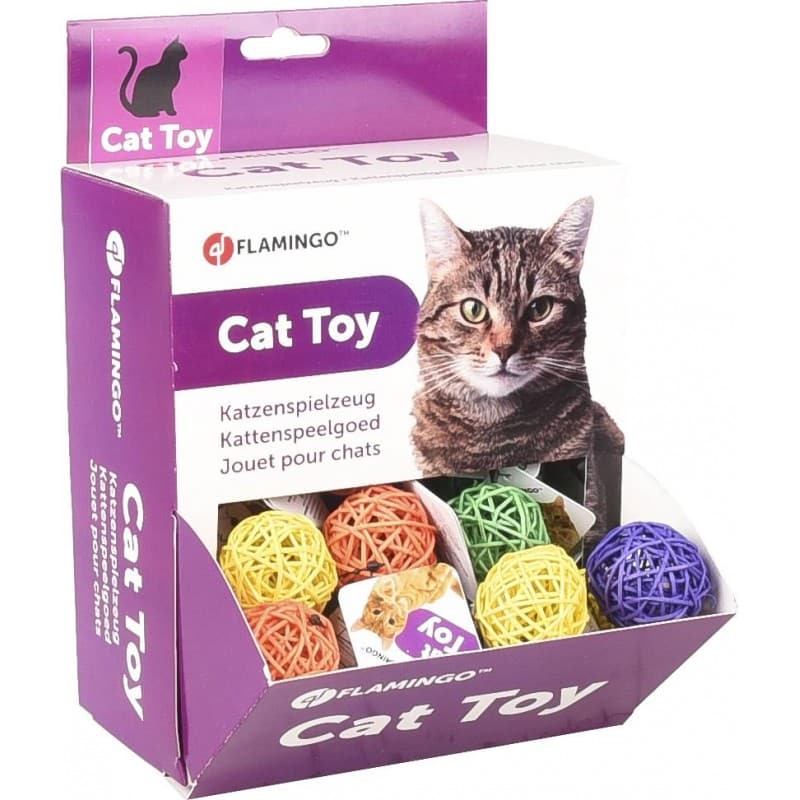 Uovo oscillante con pulcino e piuma per gatti – immagine 2
