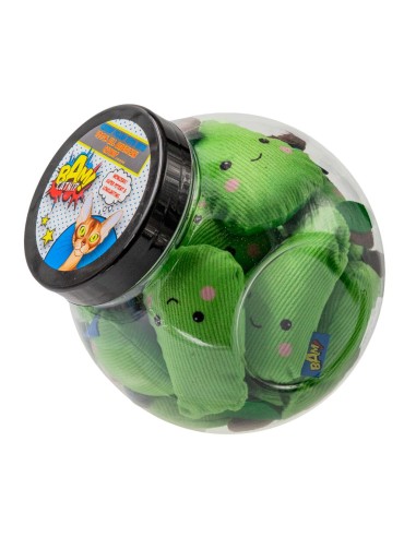 Giochi per gatti con erba gatta BAM! Pera Percy, confezione da 20