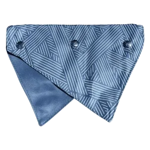 Bandana reversibile per cani FuzzYard Thornbury Aegean Blue S/M
