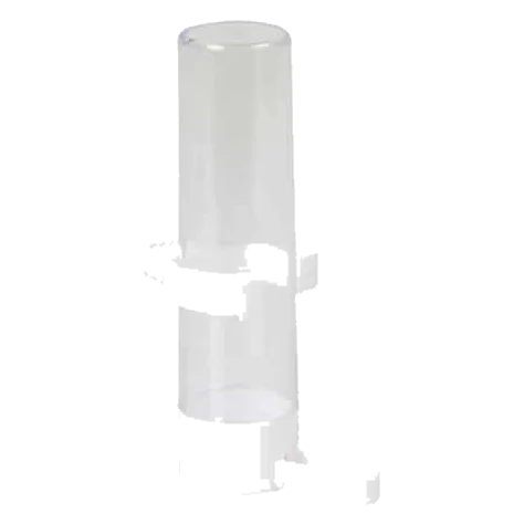 Abbeveratoio con supporto in plastica per uccelli, 15 cm