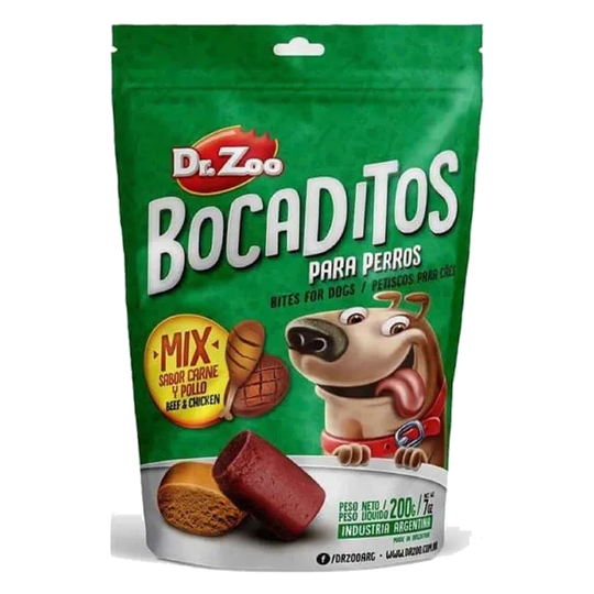 Bocconcini mix Dr. Zoo snack per cani, 50 g