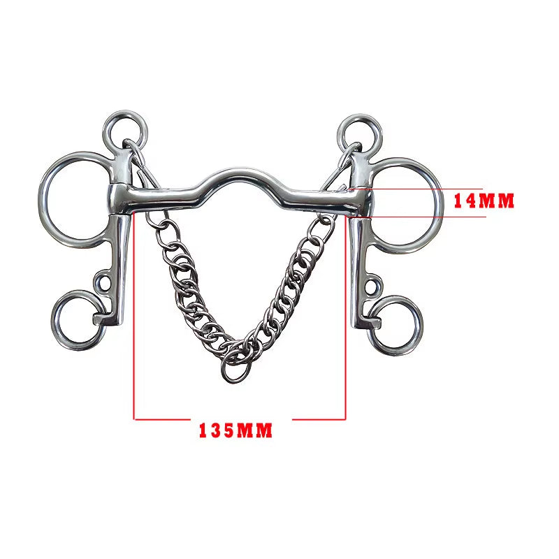 Morso in acciaio inox per cavallo, vari modelli – vista 8