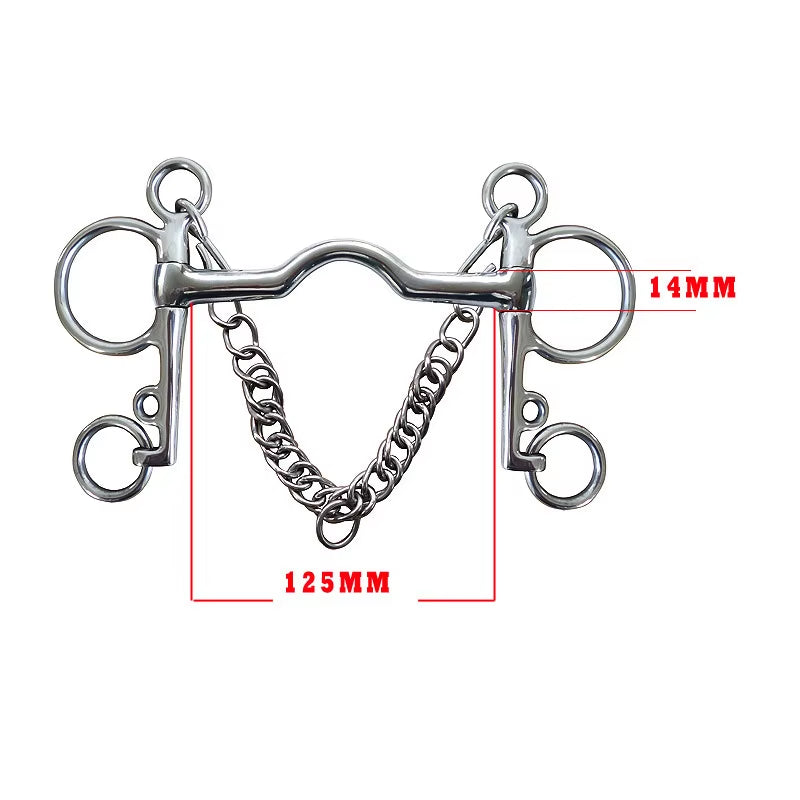 Morso in acciaio inox per cavallo, vari modelli – vista 9