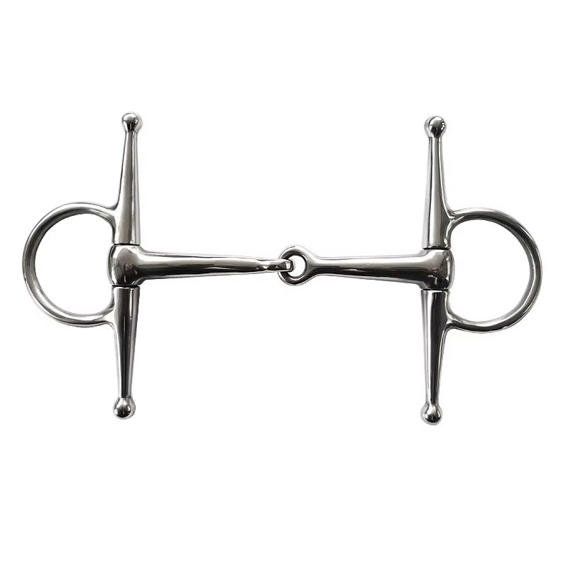 Morso a olive in acciaio inox per cavallo – vista 2