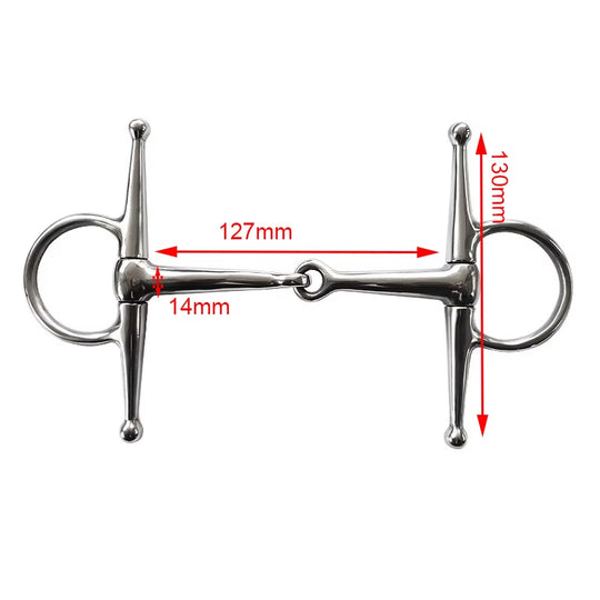 Morso a olive in acciaio inox per cavallo