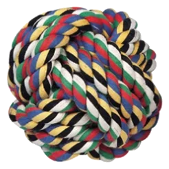 Pallina di corda piccola per cani, 6,5 cm
