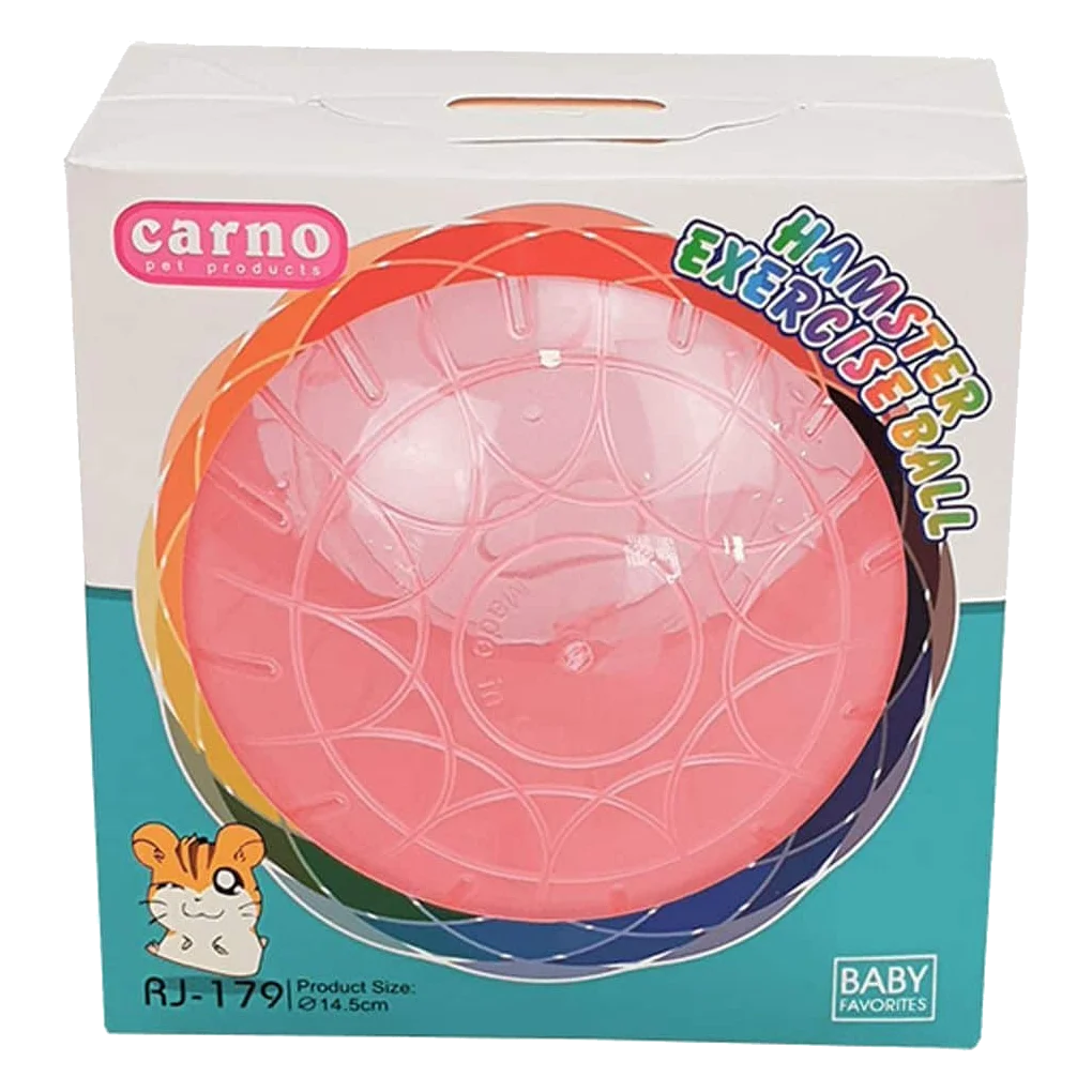 Palla per criceti, 14,5 cm, in espositore