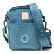 Borsa da passeggio per cani in velluto a coste FuzzYard Life French Blue