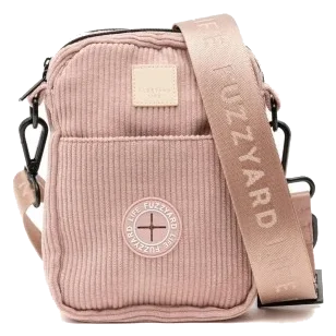 Borsa da passeggio per cani in velluto a coste FuzzYard Life Soft Blush