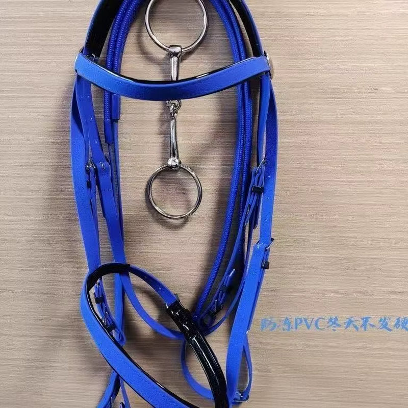 Briglia in PVC con redini regolabili per cavallo – vista 6