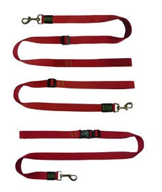 Guinzagli per cani Bub's rossi in diversi formati – immagine del catalogo
