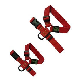 Pettorine a petto Bub's rosse in diverse taglie – immagine del catalogo
