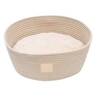 Cuccia a cesta in corda per gatti FuzzYard Life Sandstone