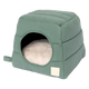 Cuccia igloo per gatti in cotone FuzzYard Life Myrtle Green